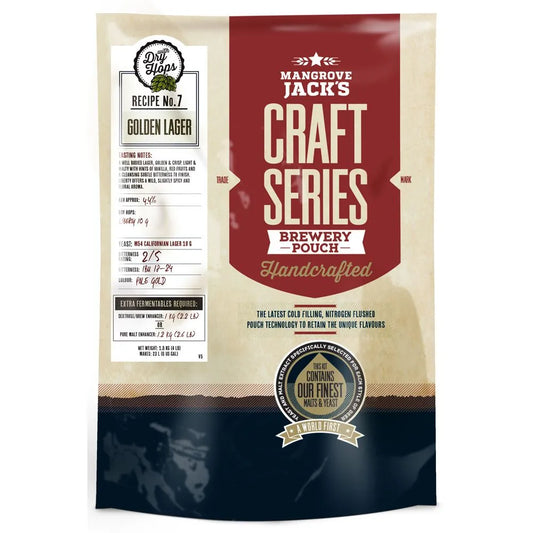 MJ Craft Series Golden Lager with Dry Hops – main product photo