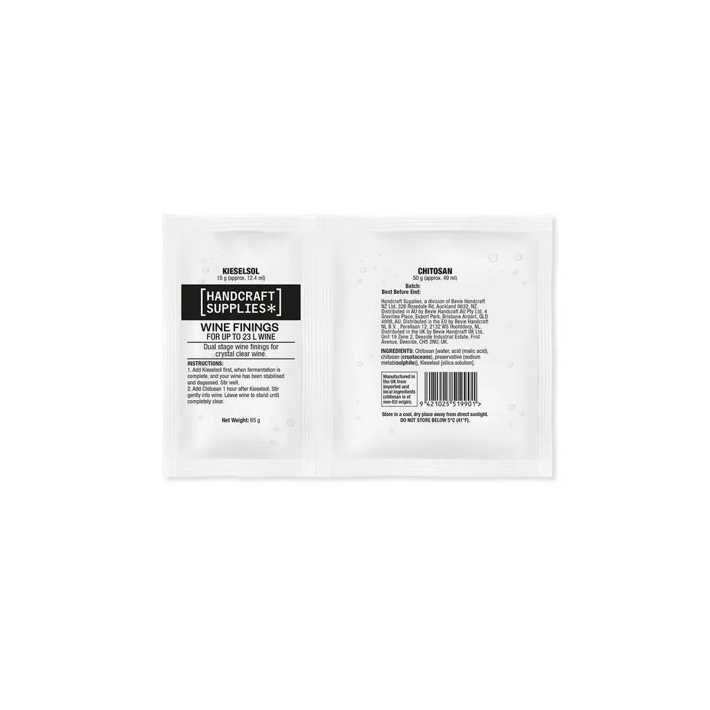 Handcraft Supplies Two Part Wine Fining (5 Gallon)