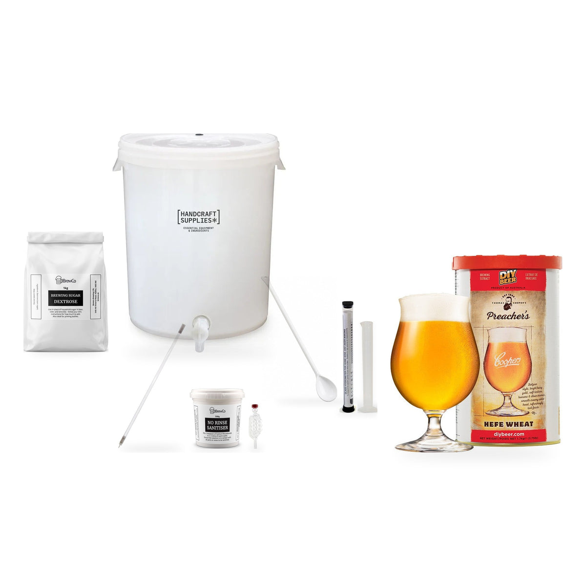 Coopers Beer Making Starter Kit - Preacher's Hefe Wheat