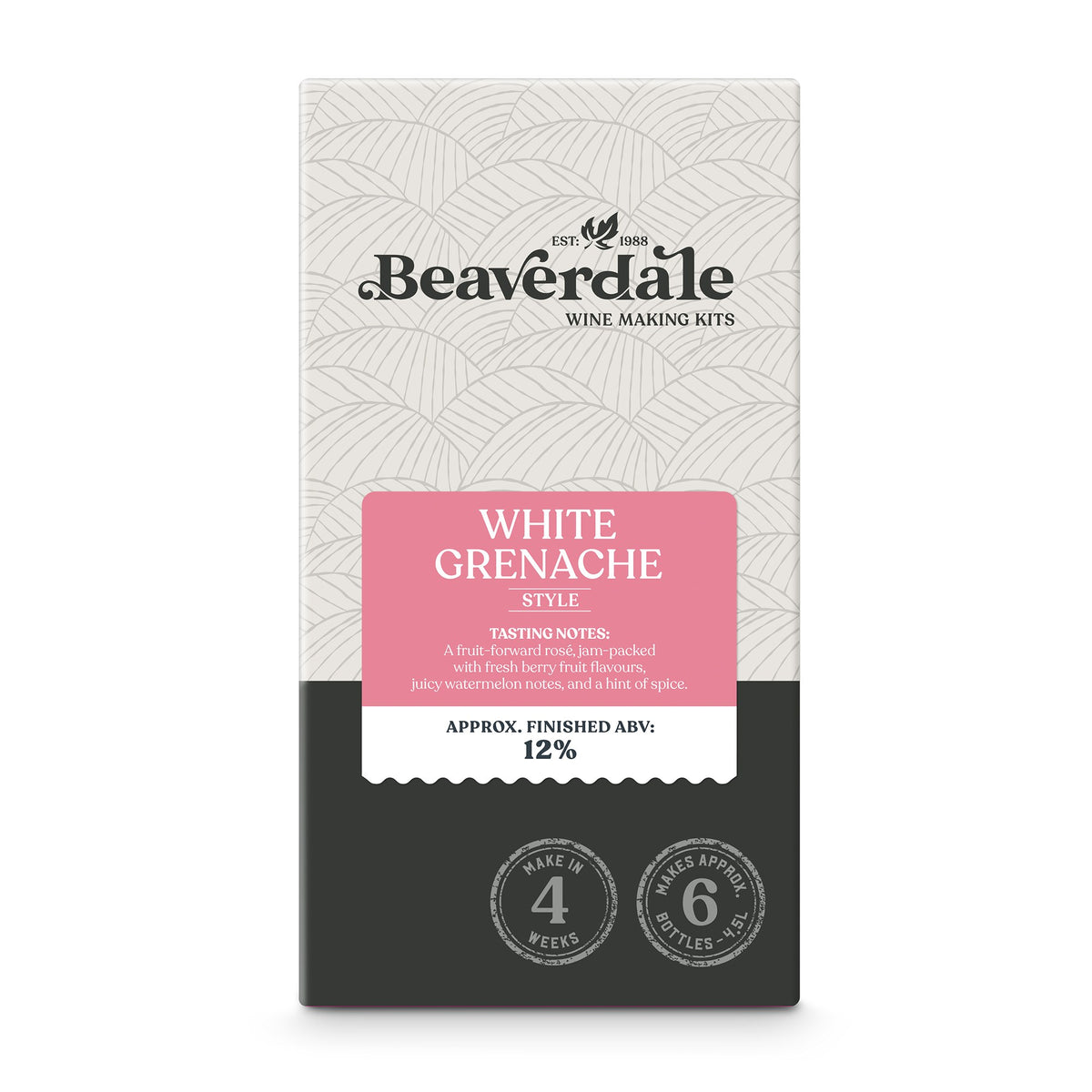 Beaverdale 6 Bottle Wine Kit Range – front