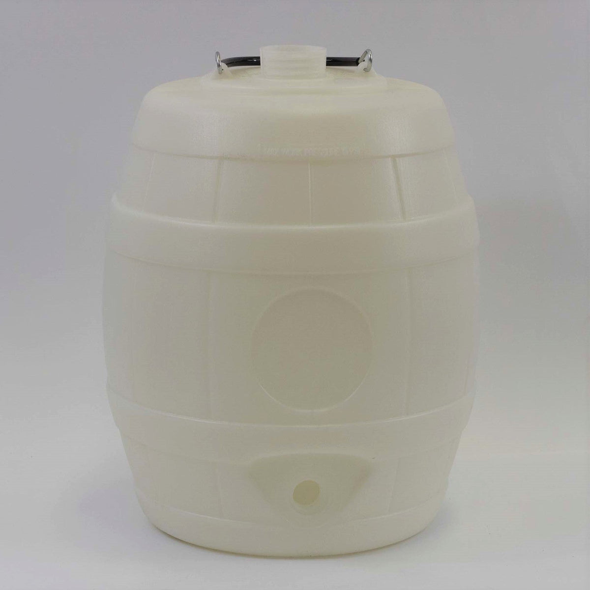 5 Gal Basic White Barrel with 8g Pin Valve Cap – supplier photo