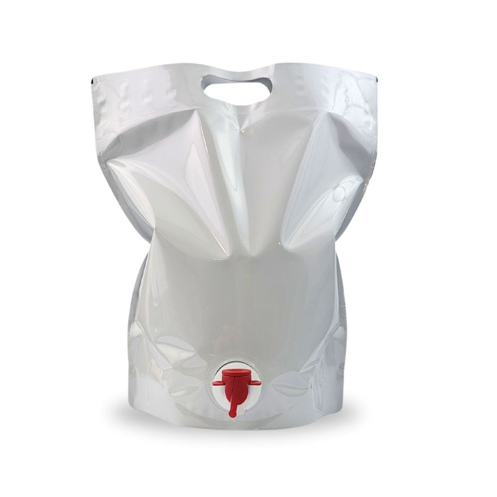 Handcraft Supplies 5L Stand-Up Wine Pouches x3