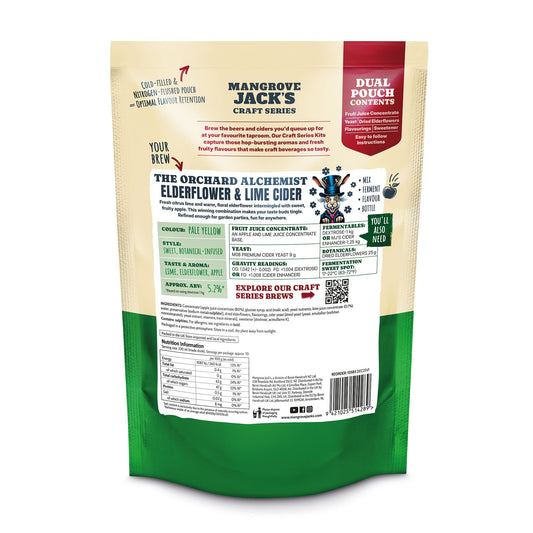 Mangrove Jack's Craft Series - Elderflower & Lime Cider Home Brew Kit – supplier photo