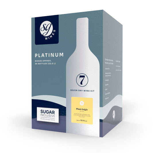 SG Wines Platinum Pinot Grigio Wine Kit – supplier photo