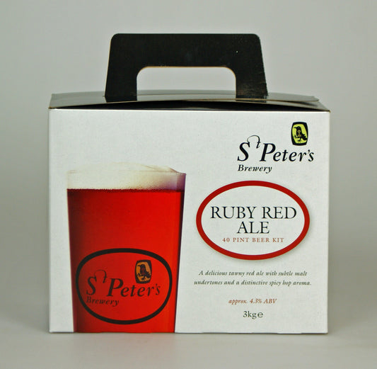 St Peters Ruby Red Ale 3.0kg (40 pt) – supplier photo 1
