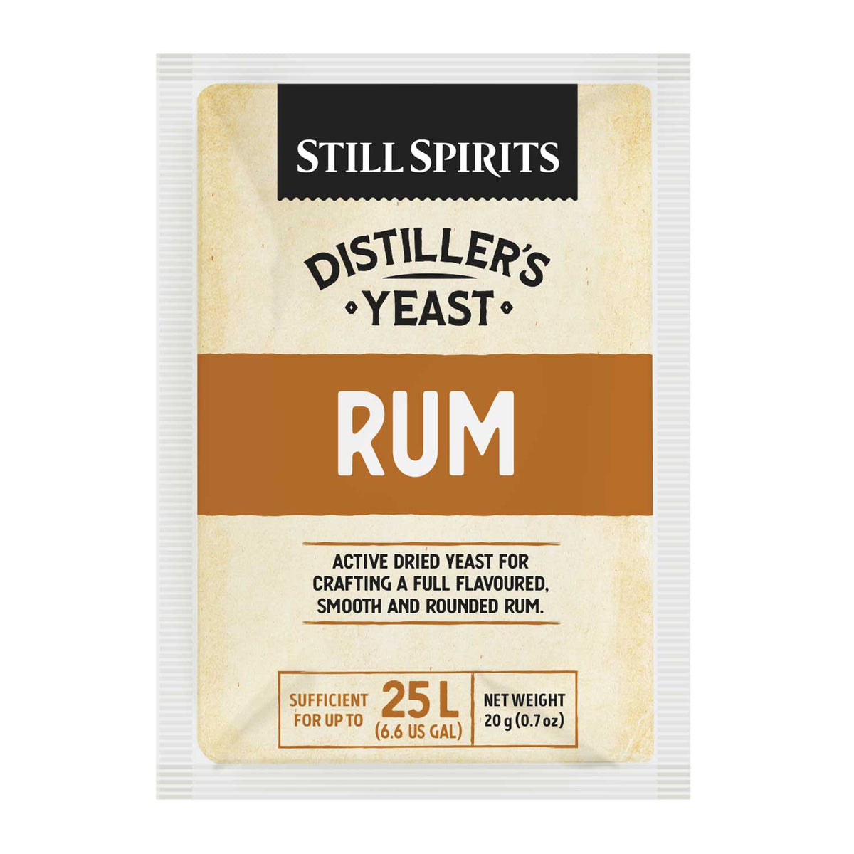Still Spirits Distiller’s Yeast Rum 20g – supplier photo