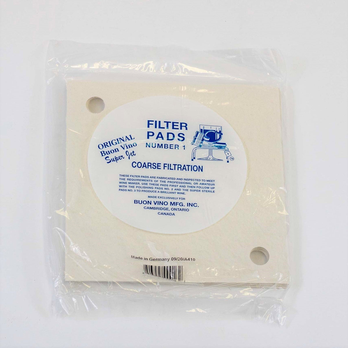Buon Vino Super Jet Coarse Filter Pads No1 - Pack Of 3 – supplier photo