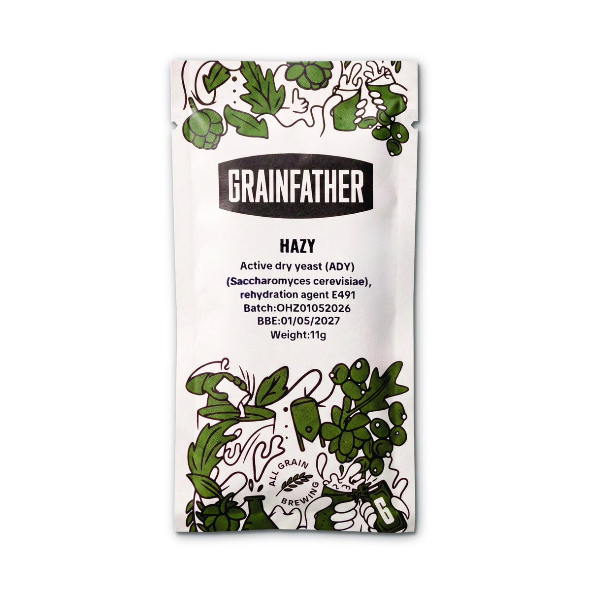 Grainfather Orion Haze Hazy Pale Ale Grain Kit – yeast sachet