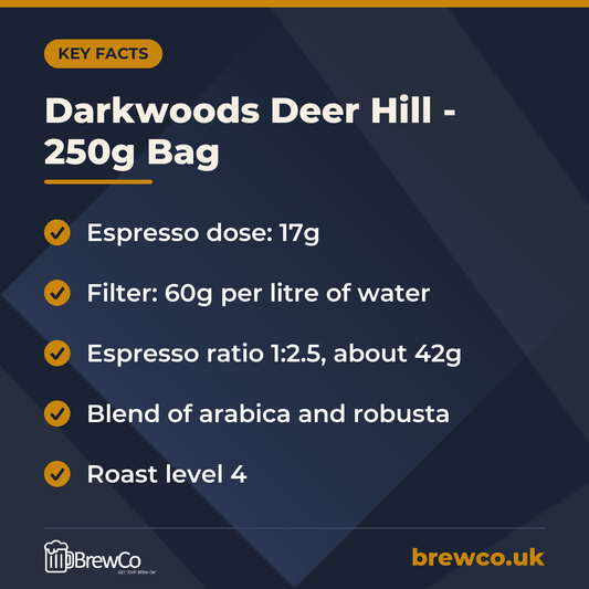 Darkwoods Deer Hill - 250g Bag – key facts