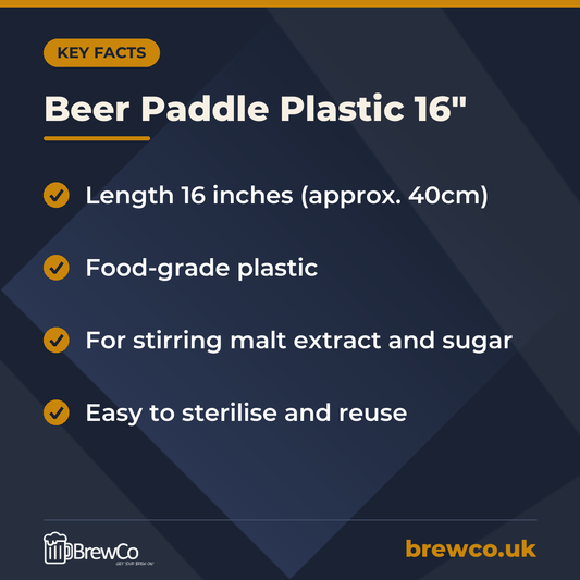 Beer Paddle Plastic 16" – key facts
