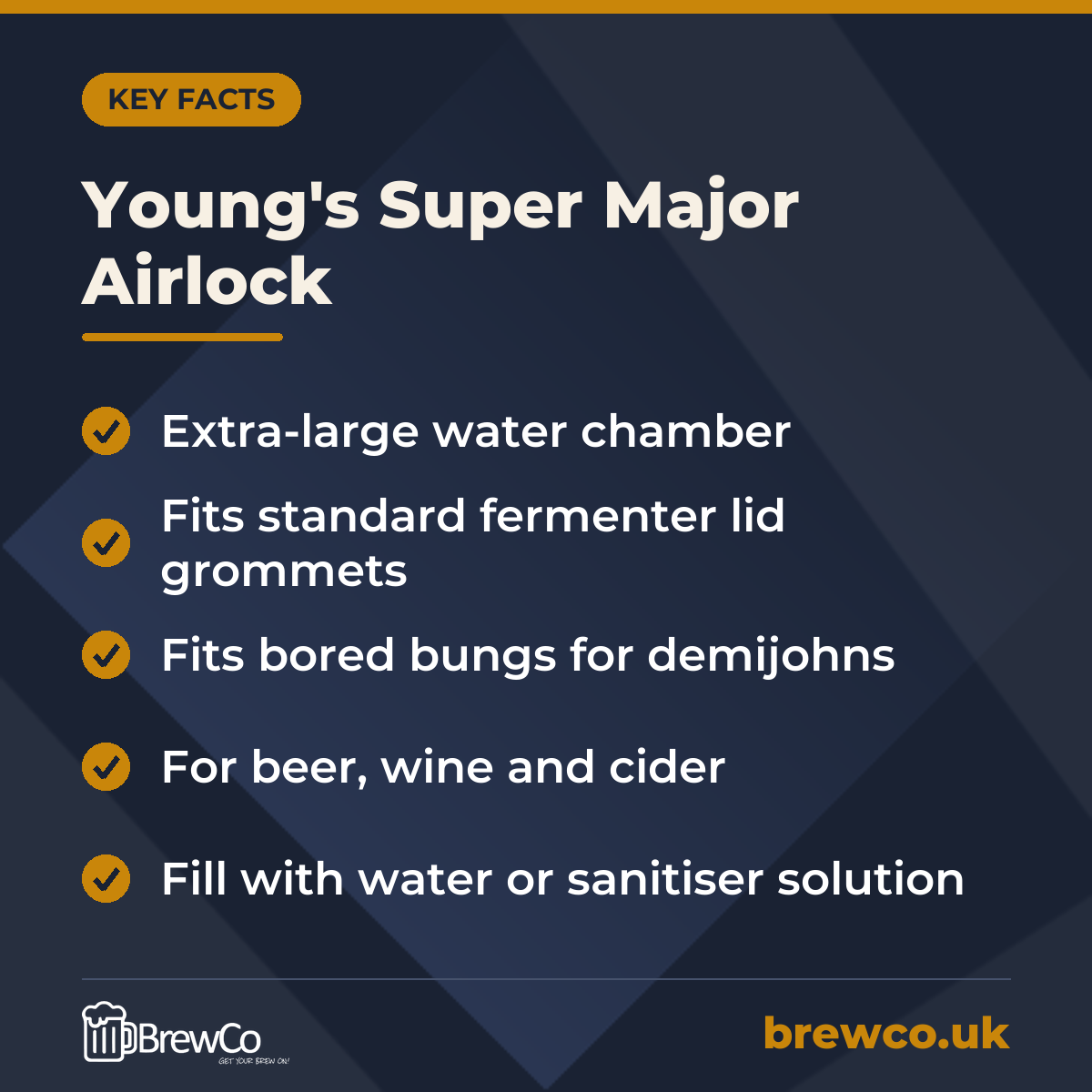 Young's Super Major Airlock – key facts