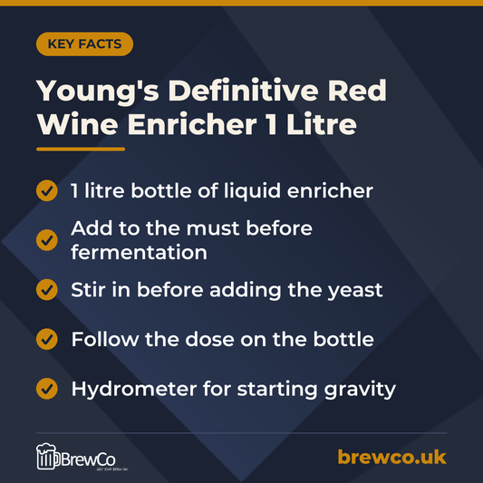 Young's Definitive Red Wine Enricher 1 Litre – key facts