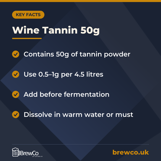 Wine Tannin 50g – key facts