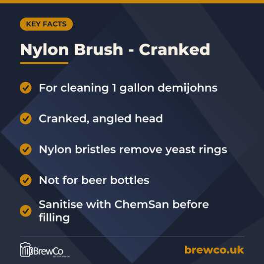 Nylon Brush - Cranked – key facts