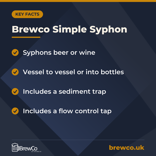 Brewco Simple Syphon – key facts