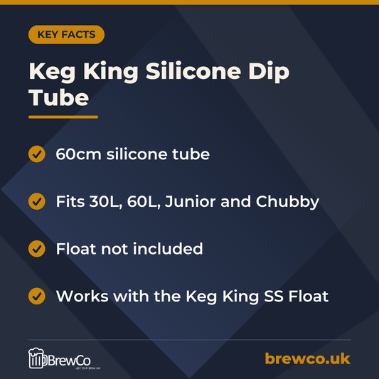 Keg King Silicone Dip Tube – key facts