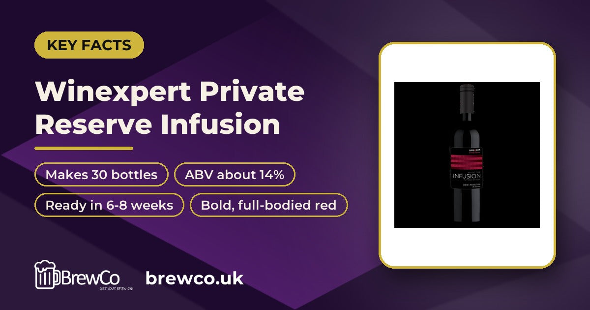 Winexpert Private Reserve Infusion, Lodi, California (Limited Edition) key facts