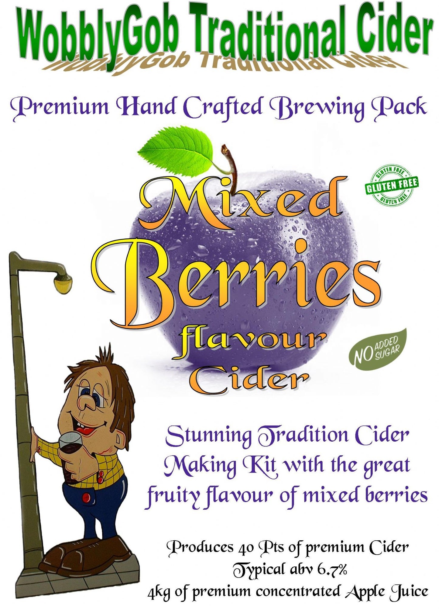 WobblyGob Mixed Berry Cider