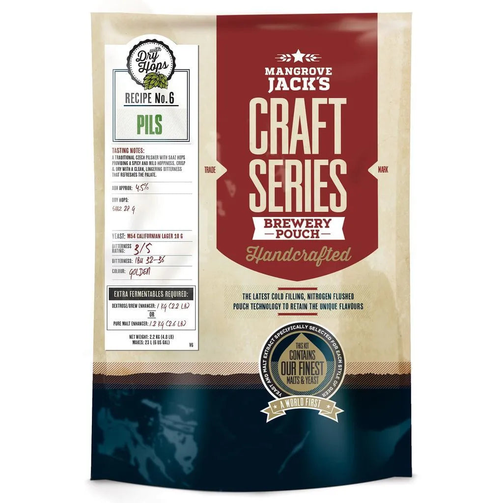 Mangrove Jacks Craft Series - Pils with dry hops Home Brew Kit