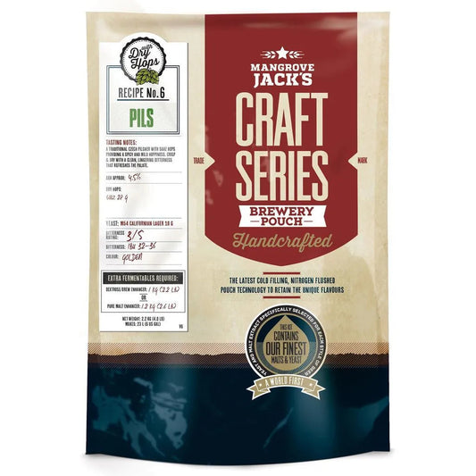 Mangrove Jacks Craft Series - Pils with dry hops Home Brew Kit