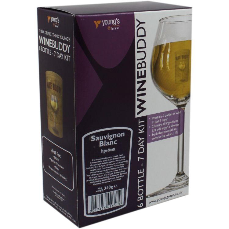 WineBuddy 6 Bottle Sauvignon Blanc Wine Kit