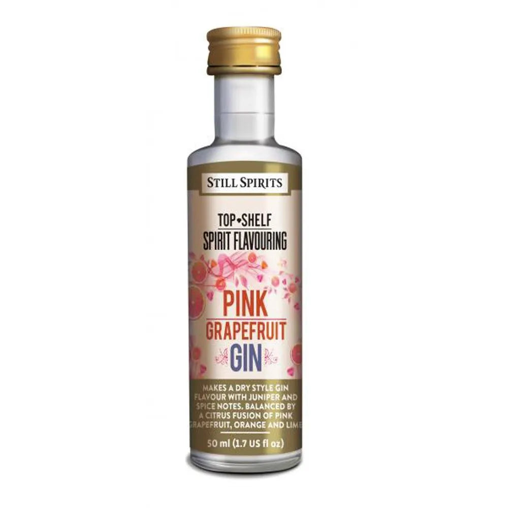 Still Spirits Top Shelf Pink Grapefruit Gin – main product photo