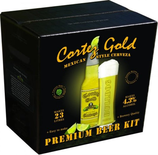 Bulldog Cortez Gold Mexican Cerveza