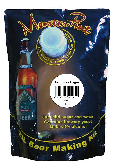 MasterPint European Lager 23L Home Brew Kit