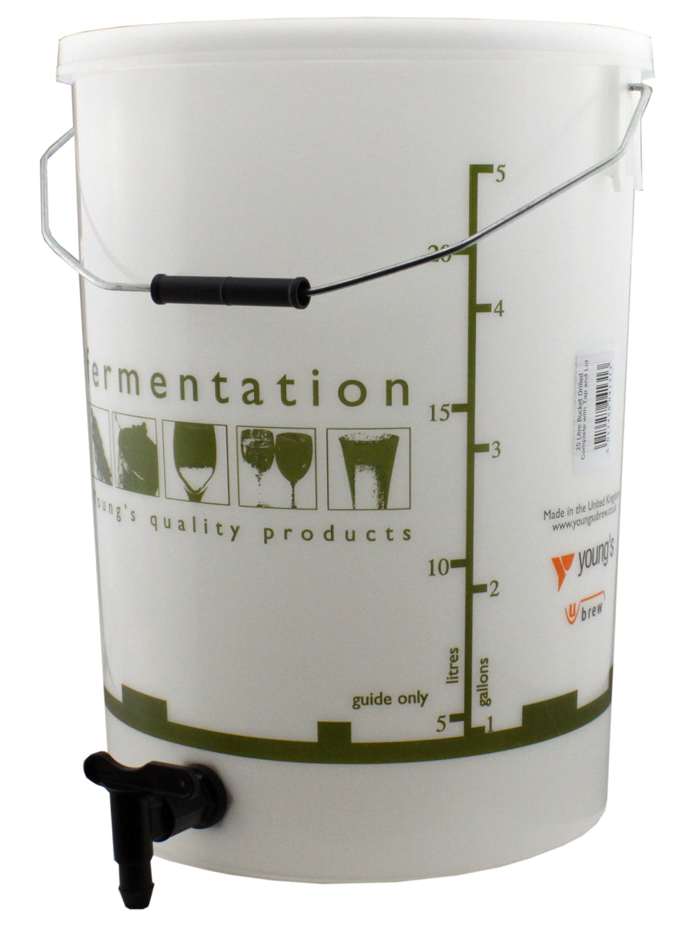 25 Litre Fermentation Vessel with Tap