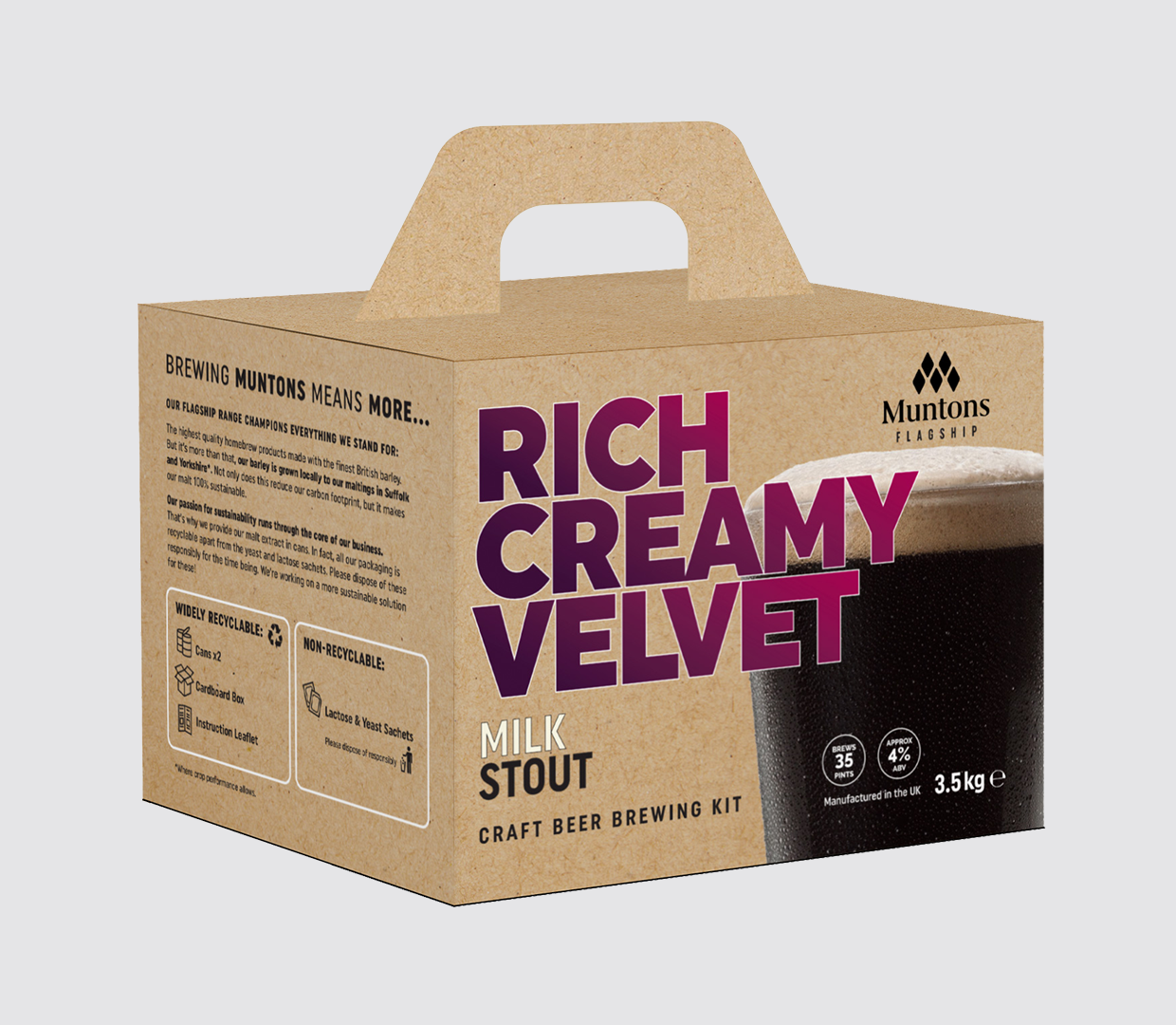 Muntons Flagship Milk Stout Home Brew Kit