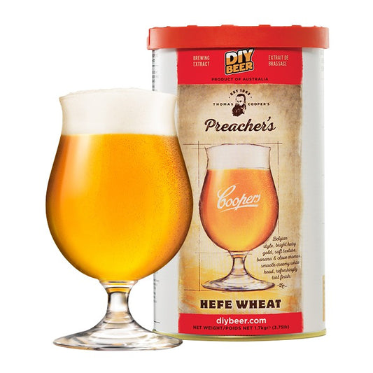 Thomas Coopers Preacher's Hefe Wheat (1.7kg) Home Brew Kit