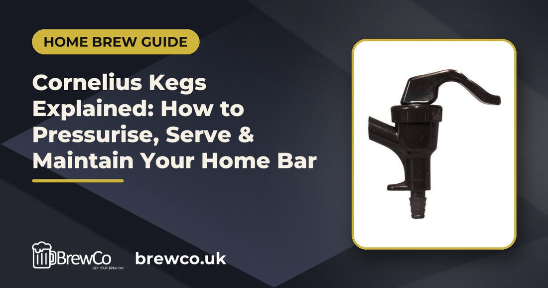 Cornelius Kegs Explained: How to Pressurise, Serve & Maintain Your Home Bar
