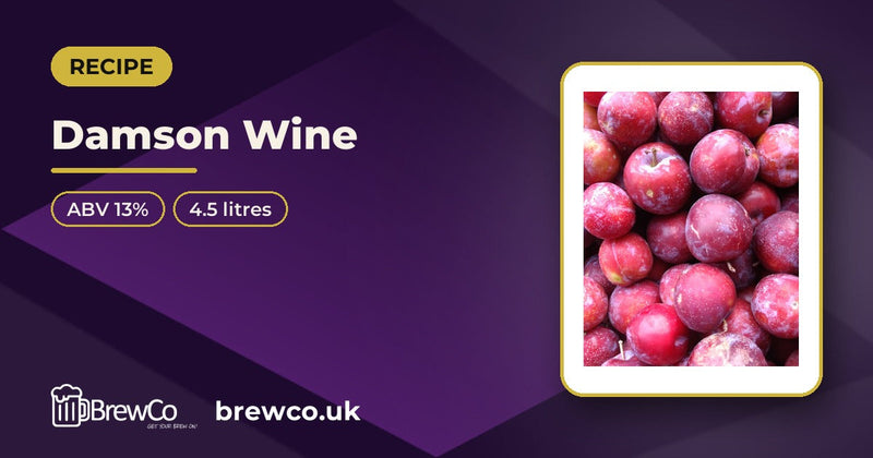 Damson Wine — Home Brew Recipe