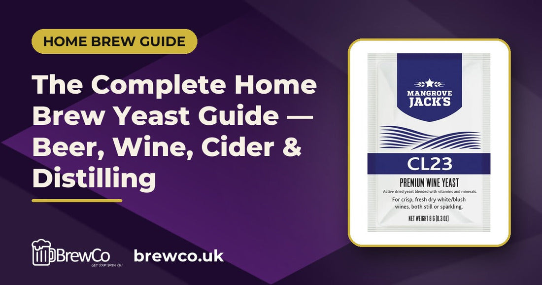 The Complete Home Brew Yeast Guide — Beer, Wine, Cider & Distilling