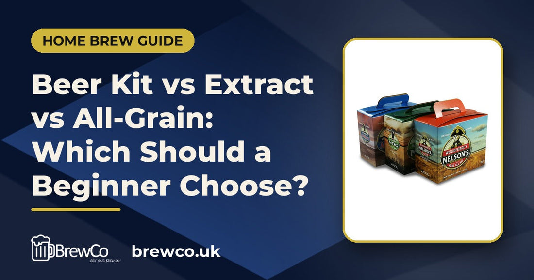 Beer Kit vs Extract vs All-Grain: Which Should a Beginner Choose?