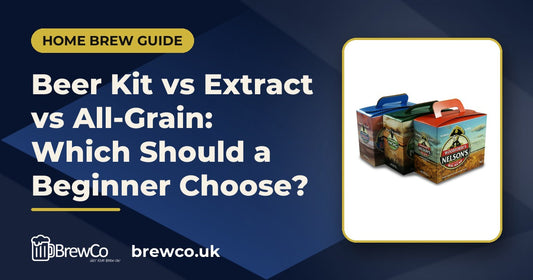 Beer Kit vs Extract vs All-Grain: Which Should a Beginner Choose?
