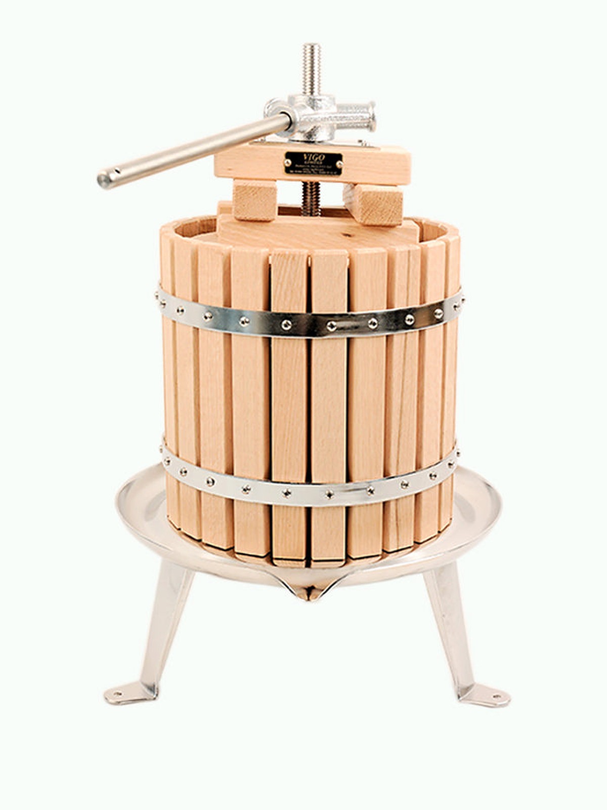 12 Litre Stainless Steel Spindle Press – main product photo
