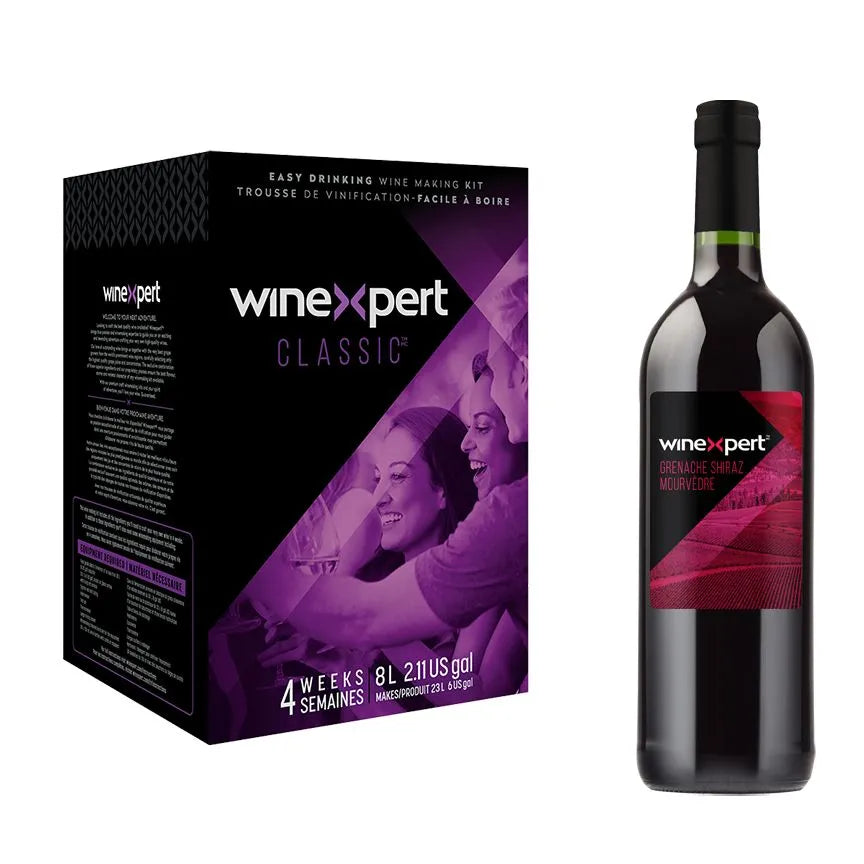 Winexpert Classic Australian Grenache Shiraz Mourvedre wine kit