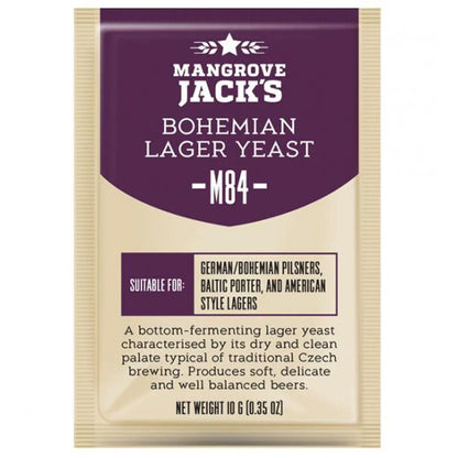 Mangrove Jacks Craft Series Bohemian Lager Yeast M84 – main product photo