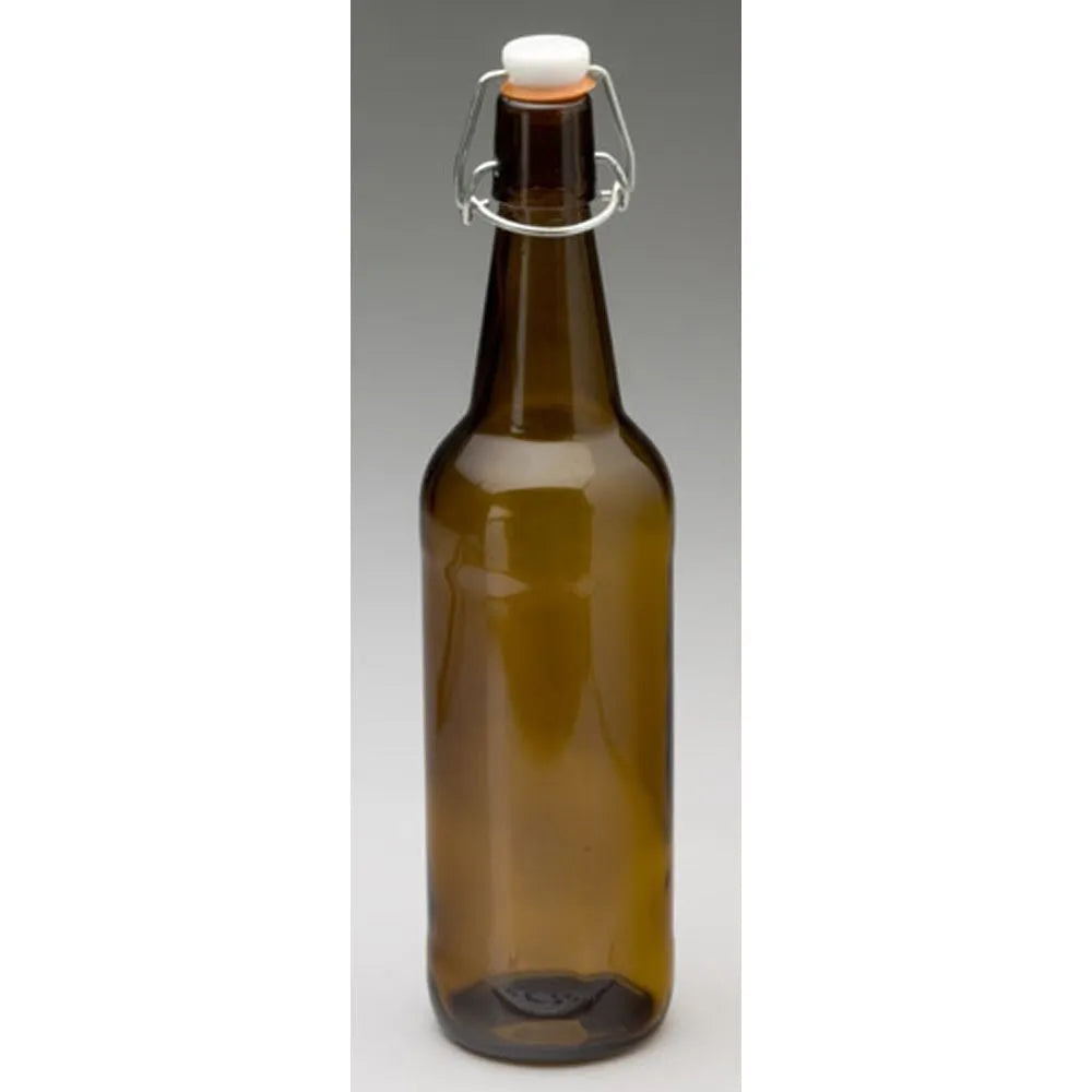 750ml Swing Top Bottles - Amber (15 pack)