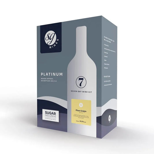 SG Wines Platinum Pinot Grigio Wine Kit