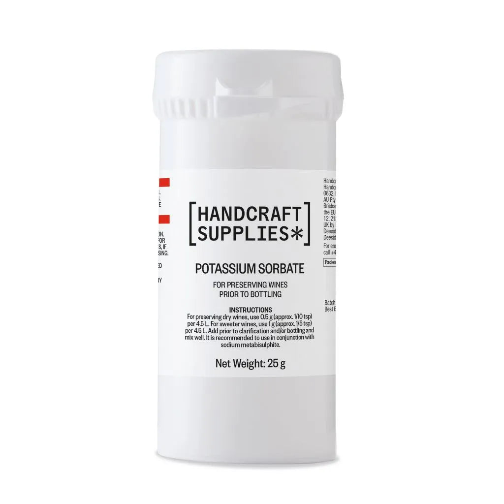 Handcraft Supplies - Wine Stabiliser (Potassium Sorbate) 25 g