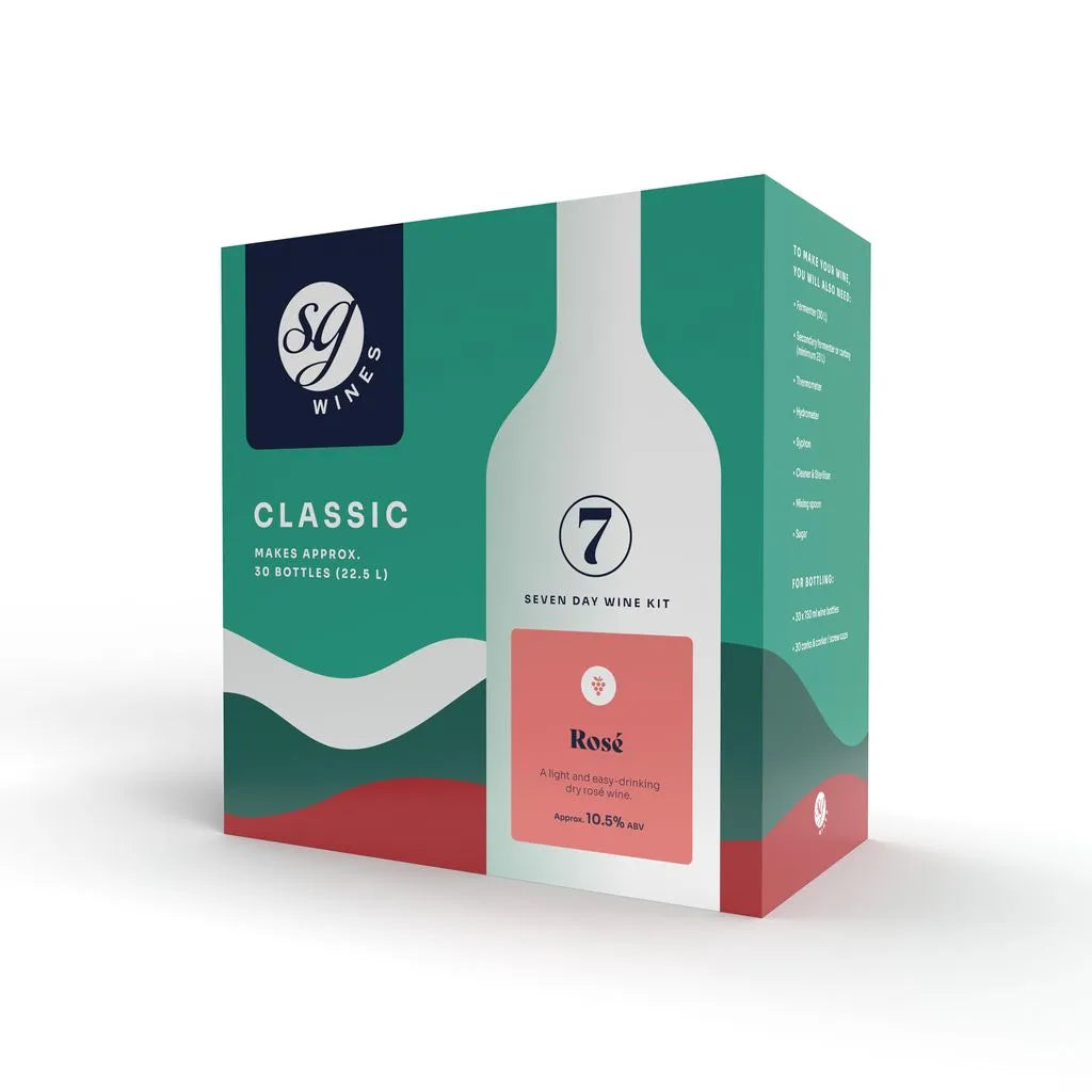 SG Wines Classic 30 Bottle Rosé Wine Kit