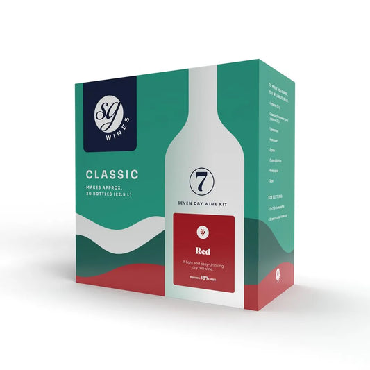 SG Wines Classic 30 Bottle Red Wine Kit