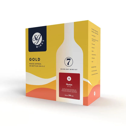SG Wines Gold 30 Bottle Merlot Wine Kit – main product photo