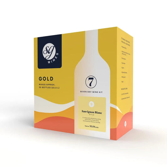 SG Wines Gold 30 Bottle Sauvignon Blanc Wine Kit
