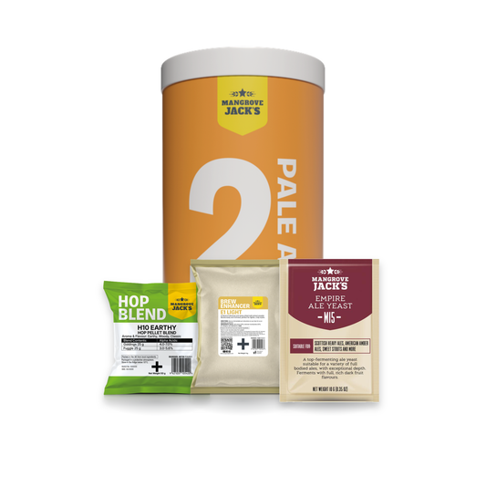 English Bitter - Mangrove Jack's Build Your Own home brew beer kit with base can, hop blend, brew enhancer and yeast