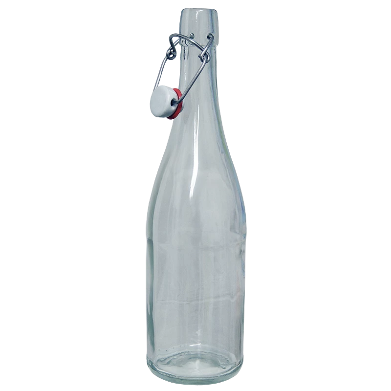 750ml Swing Top Bottles - Clear (15 pack)