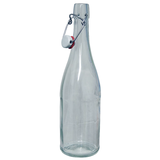 750ml Swing Top Bottles - Clear (15 pack)