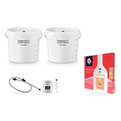 SG Wines 6 Bottle Wine Making Starter Kit - Country Peach